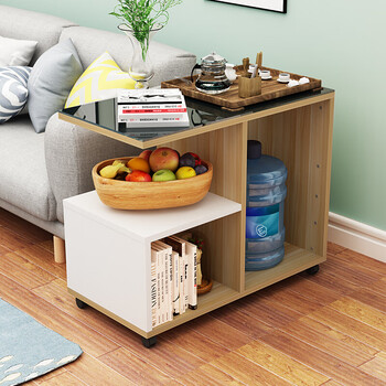 藤印象 移动茶几办公室客厅茶水柜置物边柜沙发边几角几茶水台水桶柜