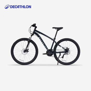 迪卡侬EXPL50山地自行车男女款碟刹铝制成人变速学生通勤单车-5842909