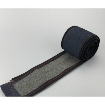 氩弧焊枪布套拉链 氩弧焊把线护布套保护 牛仔布套耐磨火 8米线套