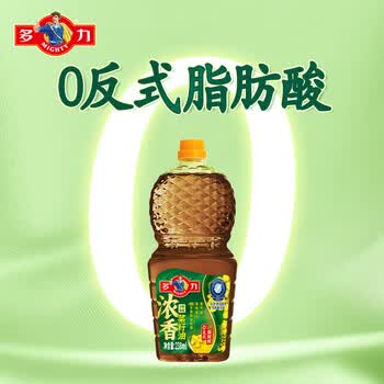 多力浓香菜籽油238ml压榨食用油粮油植物油家用健康烹饪