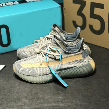 椰子鞋男350真爆莆田鞋男女情侣同款反光透气跑步运动休闲鞋男鞋卡其