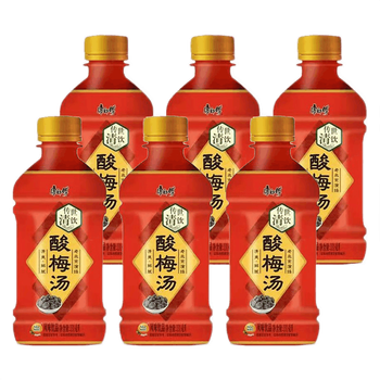 康师傅 酸梅汤330ml瓶装 果味饮料饮品小瓶装 【酸梅汤】330mlx6瓶