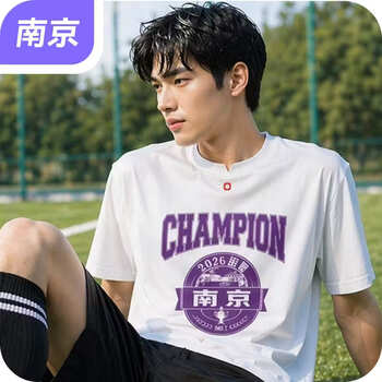 京东京造 南京城市球赛应援T恤 白色 M