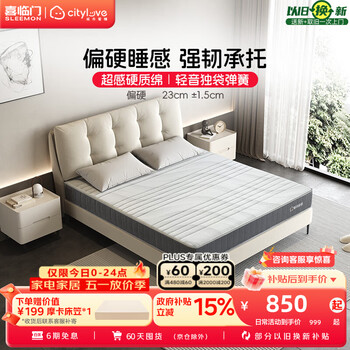 城市爱情喜临门床垫 偏硬大白H独袋轻音弹簧床垫席梦思床垫子 大白H 大白H(轻音独袋弹簧床垫) 1.2*2.0米