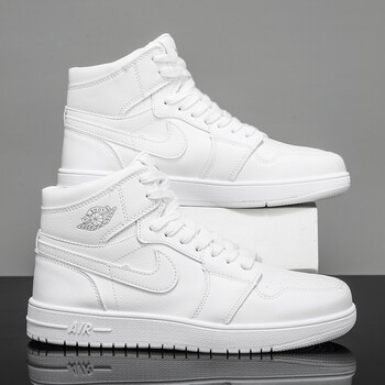 【官网旗舰店】男鞋韩版篮球鞋1高帮学生女鞋 旗舰官方品质乳白色 aj