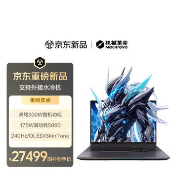 机械革命耀世16 Ultra 2026 旗舰游戏笔记本 (英特尔酷睿Ultra 9 290HX Plus 32G 2T RTX5090 2.5K 灰)