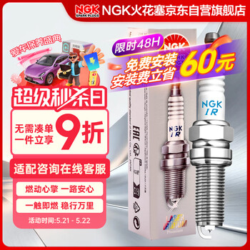 NGK双铂金火花塞PFR8S8EG六支奥迪A4678Q7途锐保时捷CayennePanamera