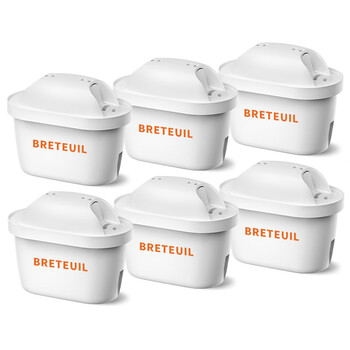 BRETEUIL适配Brita碧然德滤芯净水壶家用净水壶滤芯过滤壶净水器通用三代滤芯自来水过滤器 8支升级版滤芯