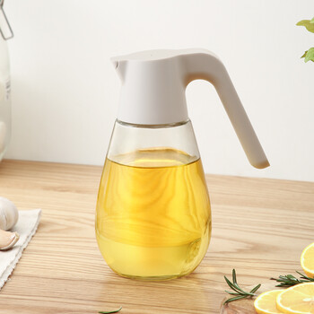 京东调料器皿价格走势-炊大皇油壶自动开合玻璃酱油醋壶580ml购买推荐