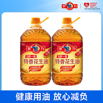 多力食用油 物理压榨 特香花生油 特香花生油5L*2
