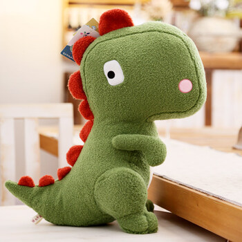 可爱恐龙毛绒玩具恐龙公仔霸王龙玩偶抱着睡觉的抱枕布娃娃礼物绿色90