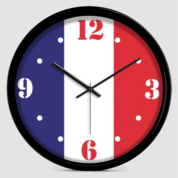 映季酒店大厅宾馆前台世界时区挂钟钟表挂墙世界各国国旗创意静音石英