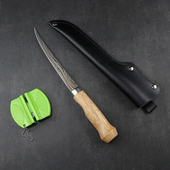 切生鱼片刀   杀鱼刀剖鱼刀德国钢片鱼片刀剃鱼骨刀开鱼刀切生鱼片