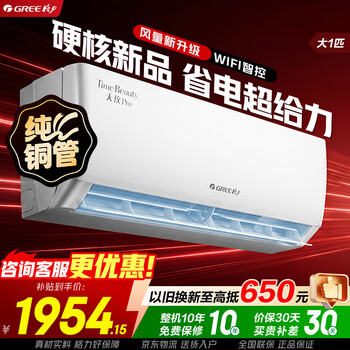 格力（GREE）空调 天仪Pro 新一级能效 变频冷暖 智能WiFi 卧室挂机 新品升级 省电空调 天仪 Pro 大1匹 2026年新款