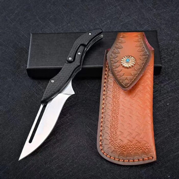 户外折叠随身刀防身机械叠刀折外户小刀果水刀随身便携防身刀具高硬度