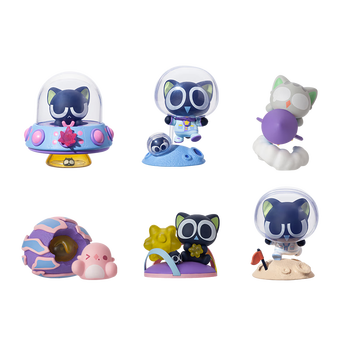 热奥罗小黑战记宇宙系列盲盒迷你公仔手办桌面摆件动漫周边潮玩礼物1