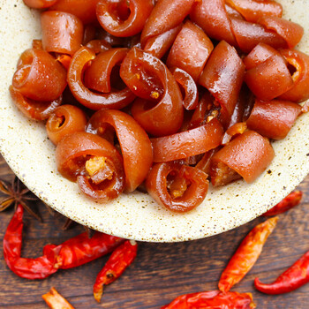 正宗广东梅州客家特产香辣猪皮麻辣猪皮即食零食卤味熟食休闲食品