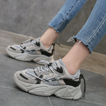 yakelijia捡漏老爹鞋女潮夏季新款学生小白韩版百搭厚底网红超火运动