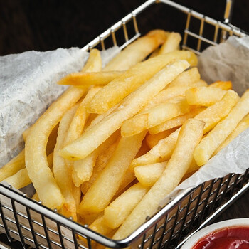 香巴度甘梅地瓜条半成品黄金薯条美式粗薯条空气炸锅食材 家庭装薯条