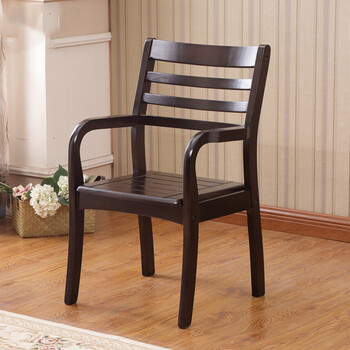 折叠椅子 家用餐椅书房椅子麻将简约办公会议家用圈椅电脑老人扶手