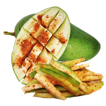 新鲜生芒果 青皮酸芒果生吃芒 1.5kg