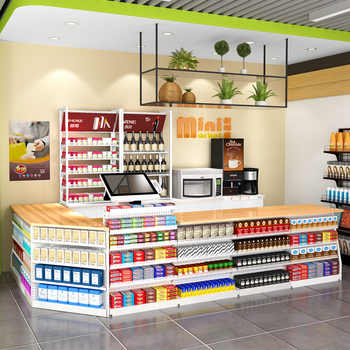 业神制造 超市收银台货架组合便利店收款台柜台钢制药店母婴店收银台吧台 单个抽屉404*380*135（选配）