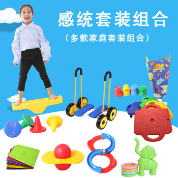 立瓯 感统训练器材早教家庭套装感觉统合教具家用套餐自闭症锻炼 感统套装6件套