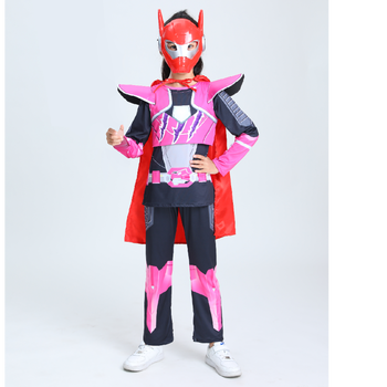 万代迷你特工队x衣服儿童铠甲勇士cos服装恐龙力量福特套装表演出服