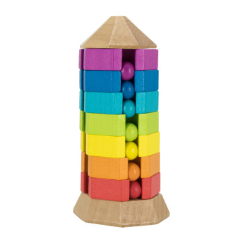 小号木质彩虹塔-幼儿园区角玩具早教益智中华智慧感觉统合区角玩具系列