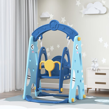 酷奇象儿童室内荡秋千吊椅宝宝家用滑滑梯秋千户外女小孩13岁婴儿玩具