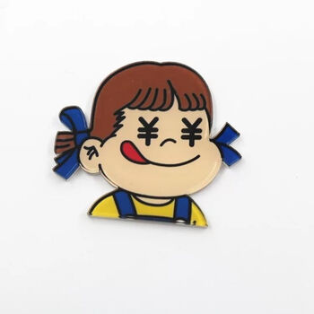 别针卡通动漫大号亚克力小饰品衣服 胸针:不二家女孩#一个