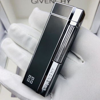 纪梵希givenchy打火机小巧朗声充气火机侧滑个性男女生日礼物时尚黑银