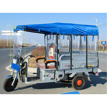 电动三轮车雨棚车篷透明晒雨封闭遮阳摩托车篷电瓶车遮雨棚半包