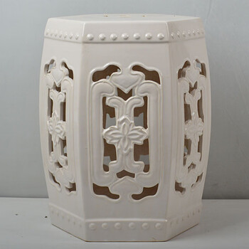 茜语兔梵高瓷凳中式陶瓷鼓椅窑变花釉凉墩绣墩花园坐墩复古怀旧家具