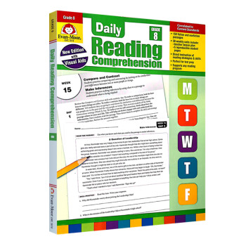 Evan Moor 每日练习系列丛书 阅读理解 完整版 八年级 Daily Reading Comprehension Grade 8 TE