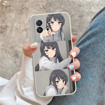 樱岛麻衣手机壳适用iqoo10青春猪头少年neo6学姐iqooneo7二次元iq 003