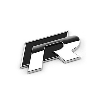 大众高尔夫7新迈腾cc新速腾嘉旅改装r中网标rrine尾盖标侧标车贴标