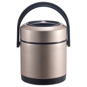 装汤容器外带旅行饭盒便携套装户外保温桶可装汤的保温瓶大容量1 6l香槟金 无 图片价格品牌报价 京东