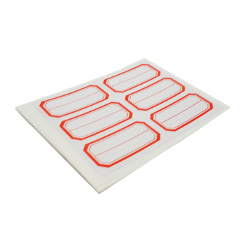 欧标（MATE-IST） 不干胶标签纸27*53mm标签贴自粘性标贴 红色A1164 25本/包