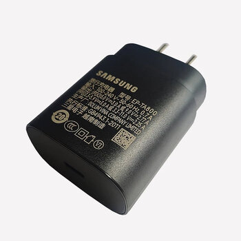 三星超快充电器zfold2fold3flip3a70a71note20ultra数据线黑色25w充电