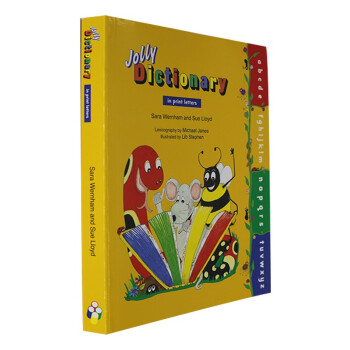 快乐学习儿童词典 英文原版 Jolly Dictionary 快乐记单词 趣味学习 儿童入门英语词典