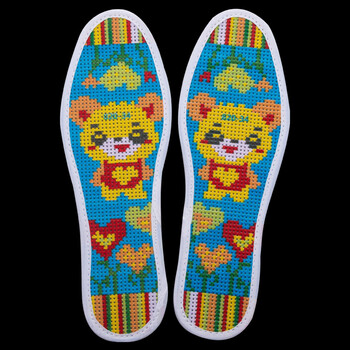 十字绣儿童鞋垫半成品印花卡通28.30.32.