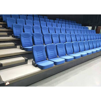 珠筠直销电动伸缩活动座椅观众席户外体育场折叠软包篮球馆可移动