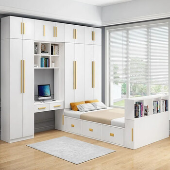 生态宜家(eco-me)2023年新款衣柜床榻榻米床柜一体小户型现代简约