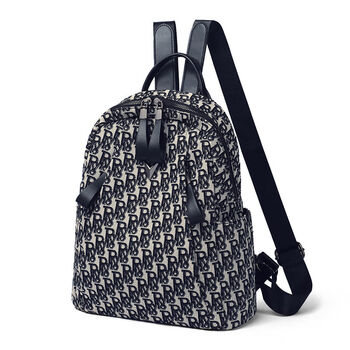 酷奇袋鼠酷奇袋鼠双肩包女高颜值书包2023今年流行新款印花帆布包大