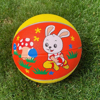 畅耀格3号皮球儿童橡胶篮球玩具幼儿园5号小学生室内外投篮机篮球幼儿