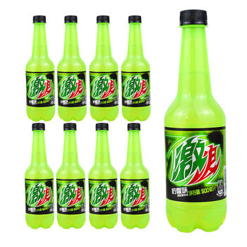 橙伯乐 百事·可乐激浪 500l瓶童年汽水柠檬味碳酸可乐型激浪0l多省