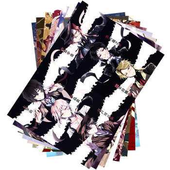 希漫动漫海报fgo贞德火影忍者海贼王海报42 29cmfate周边加厚压纹壁纸中海报文豪野犬海报8张 双面胶 图片价格品牌报价 京东