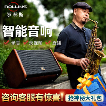 罗林斯rollinsax萨克斯欧达音响 dsp超智能音响户外蓝牙直播演出 乐器