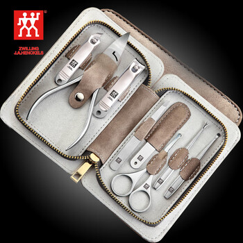 双立人(zwilling)高端指甲剪德国指甲刀套装修甲工具剪刀全套 b9件套